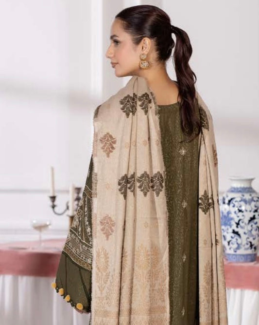 Johra Gulfishan | Zari Peach Leather | Design 560