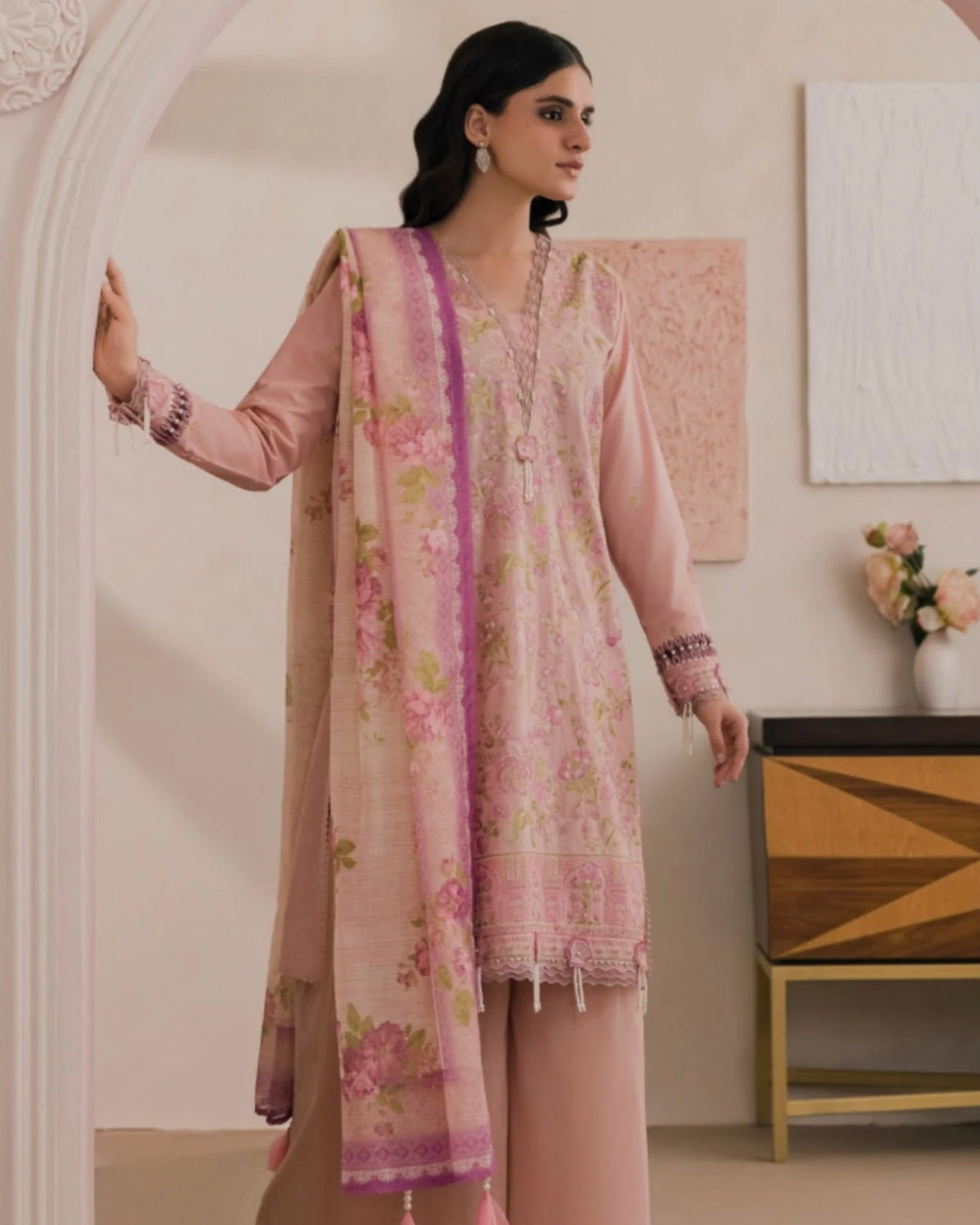Zellbury Signature | Embroidered Lawn | Design 587
