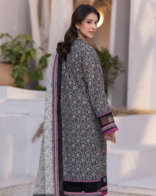 Zellbury | Embroidered Khaddar 3Pc | Design 592
