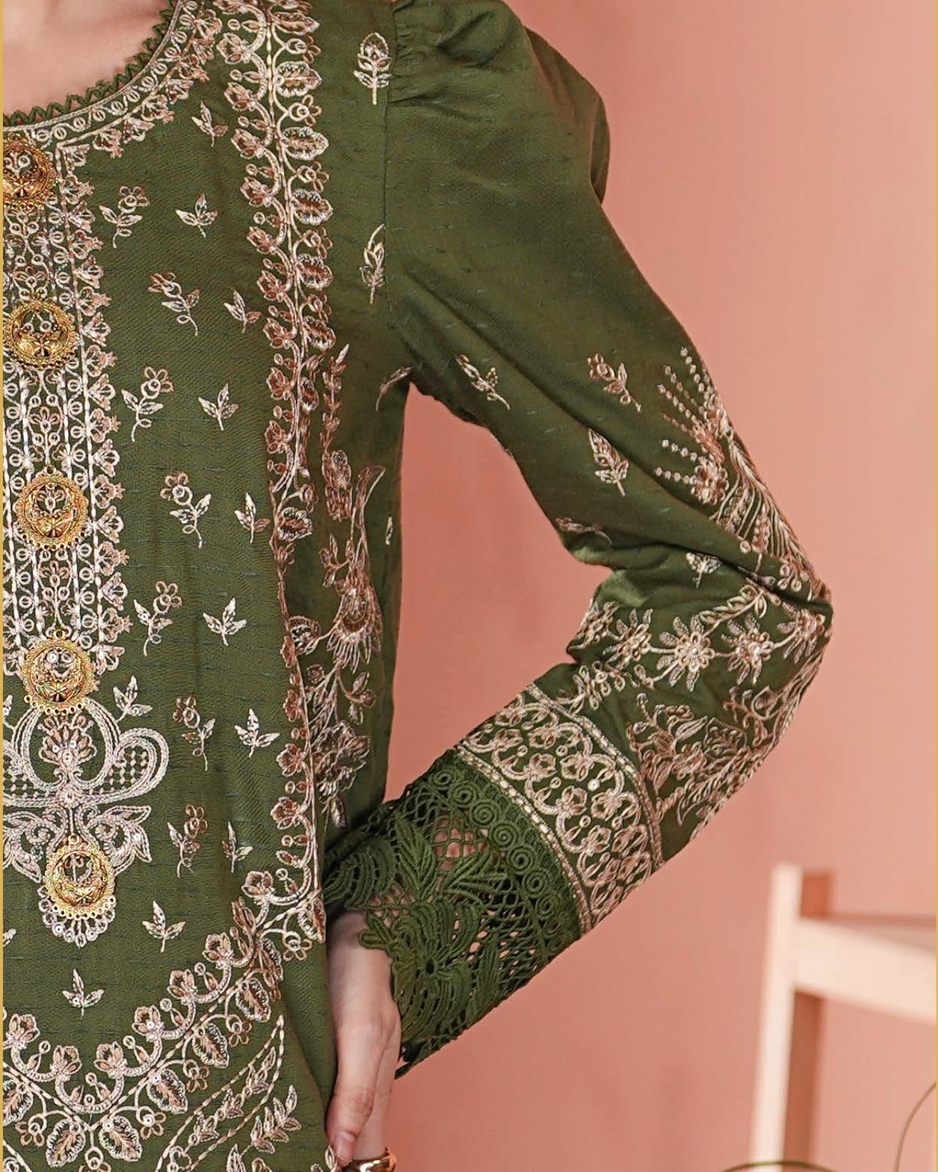 Johra Hoorish | Dhanak Velvet Jacquard | Design 594