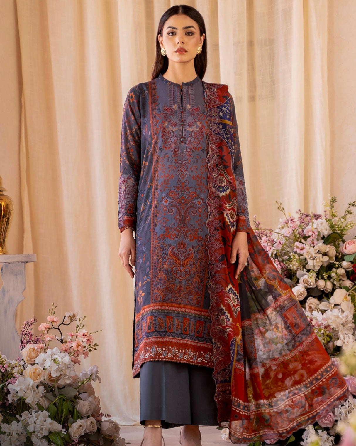 Rang Pasand by GullJee | Design 5 | Embroidered Lawn 3pc