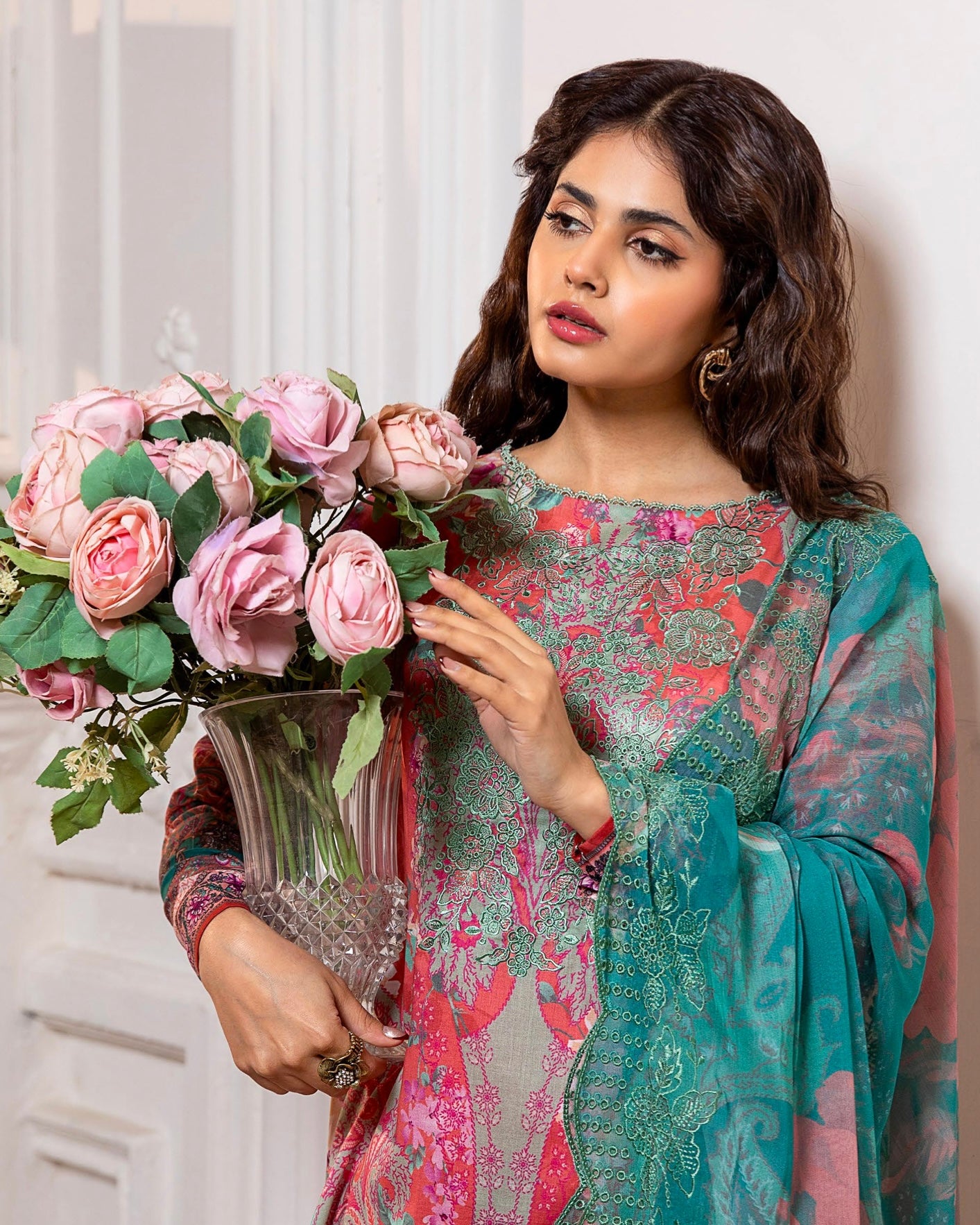 GullJee Morja | Embroidered Lawn | Design 5