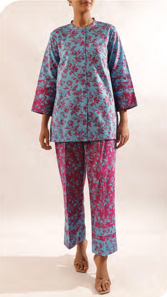 Saya 2pc Printed Lawn | Design 5