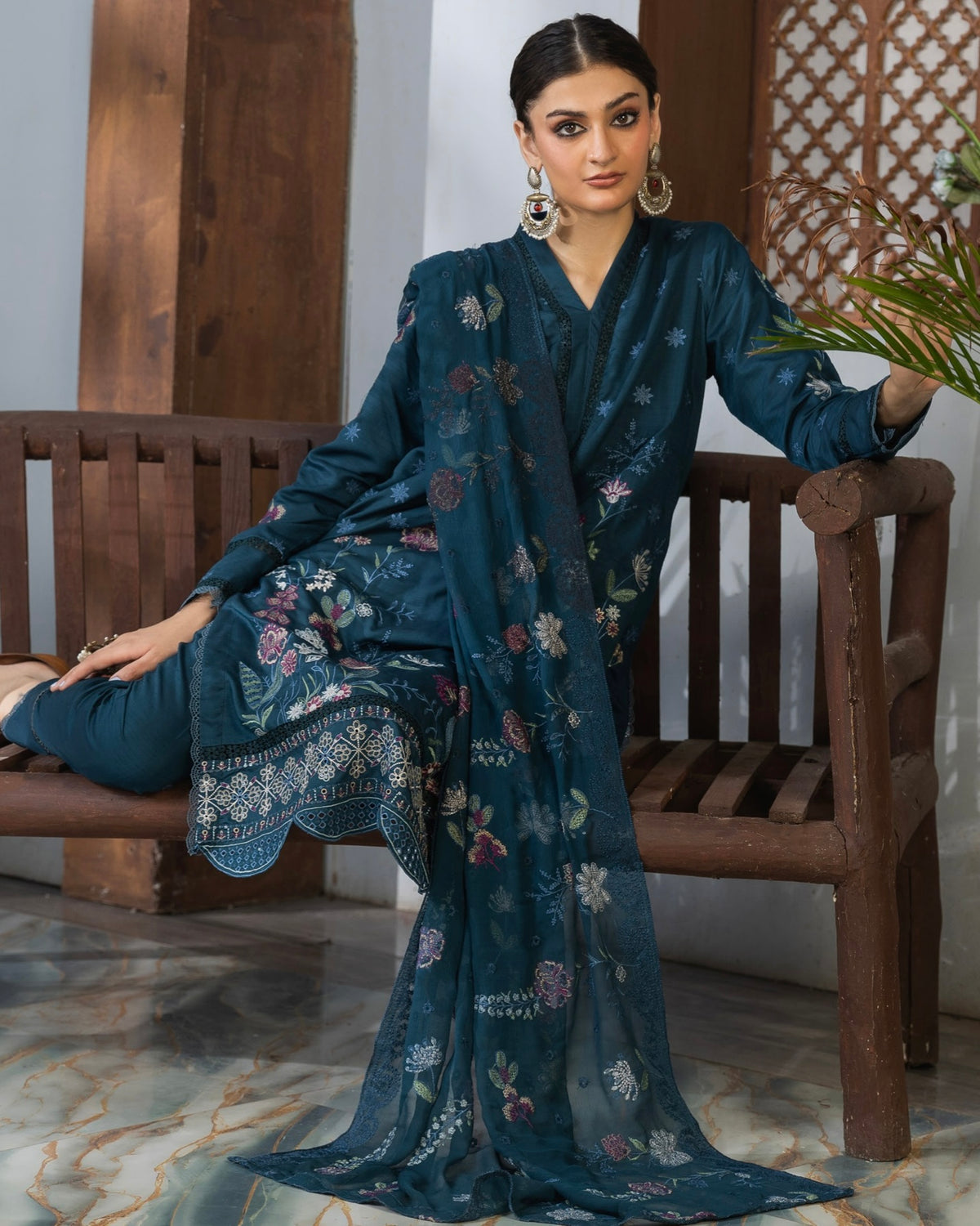 Palwasha Mah e Noor | Embroidered Viscose | Design 5