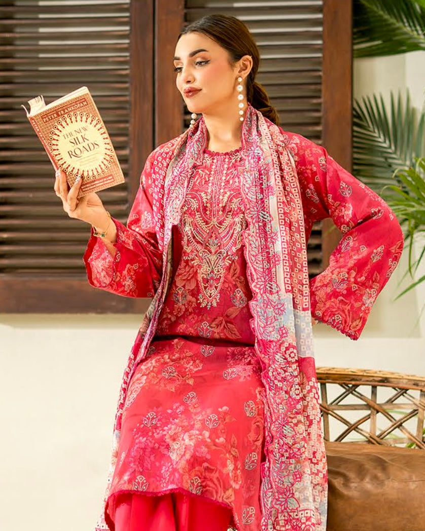 GullJee Rang Pasand | Embroidered Lawn | Design 5