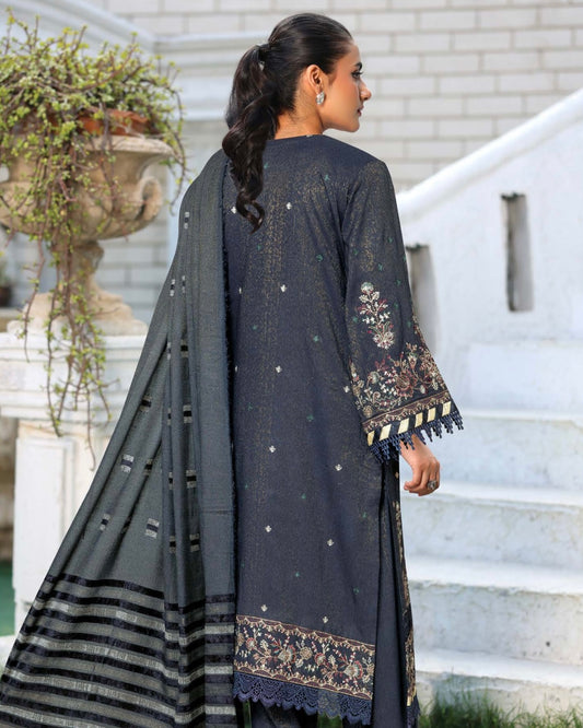 Johra Rawayat | Zari Peach Leather Velvet | Design 601