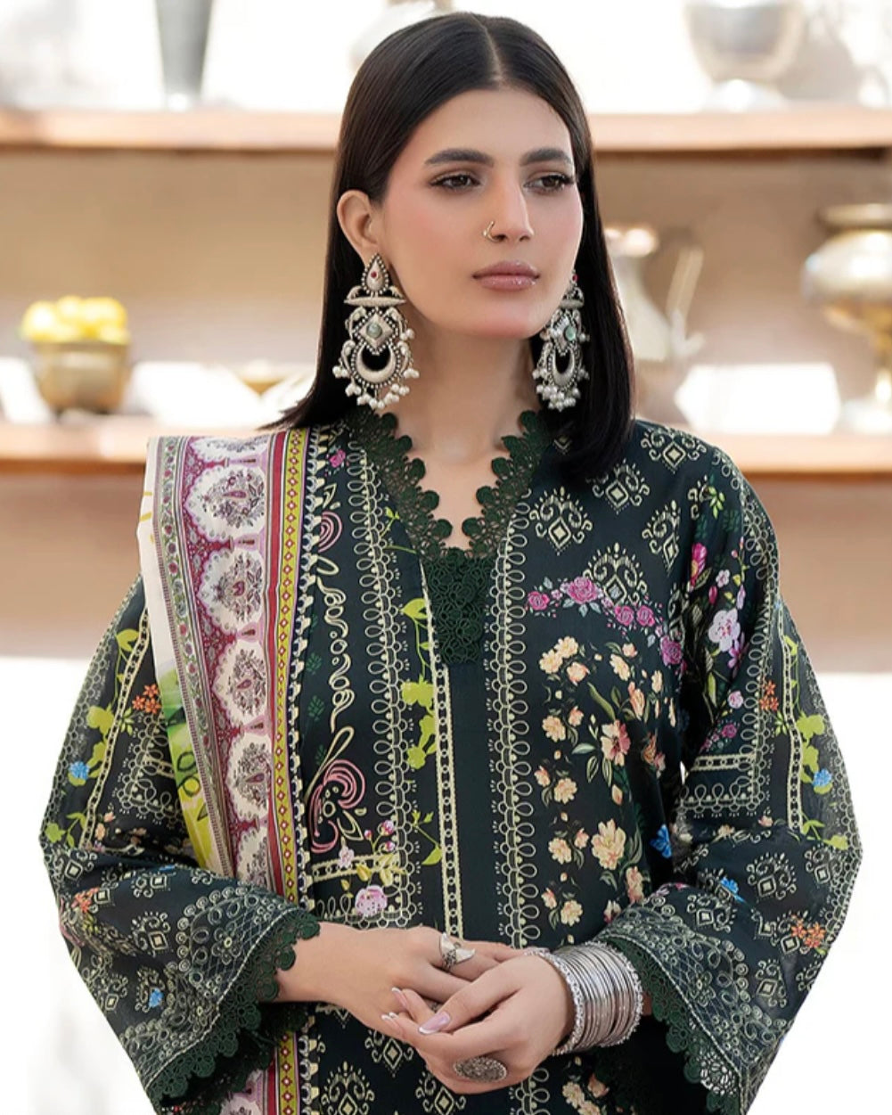 Paltar Mahr Mah | Printed Lawn 3pc | Design 605