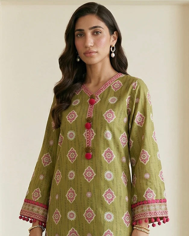 Zellbury | Embroidered Lawn 2pc | Design 673