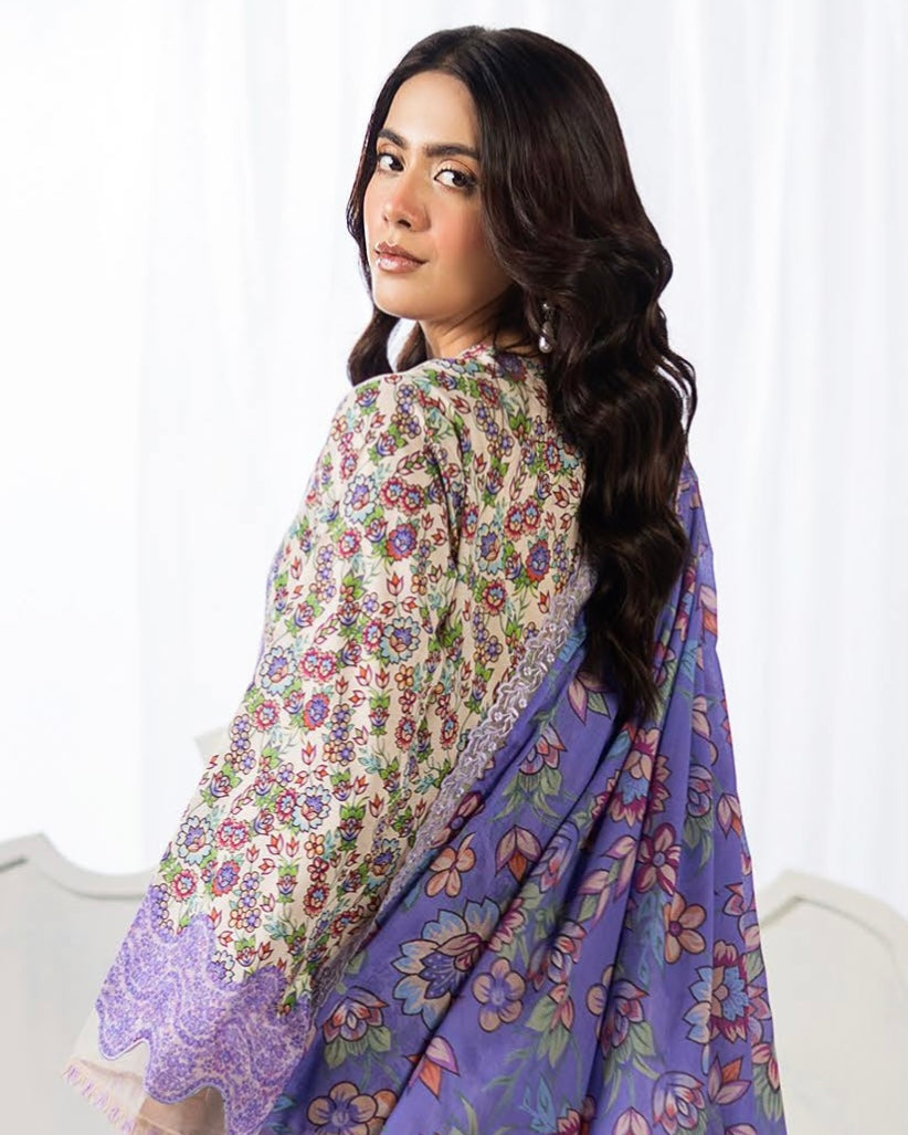 GullJee Haneen | Embroidered Lawn | Design 6