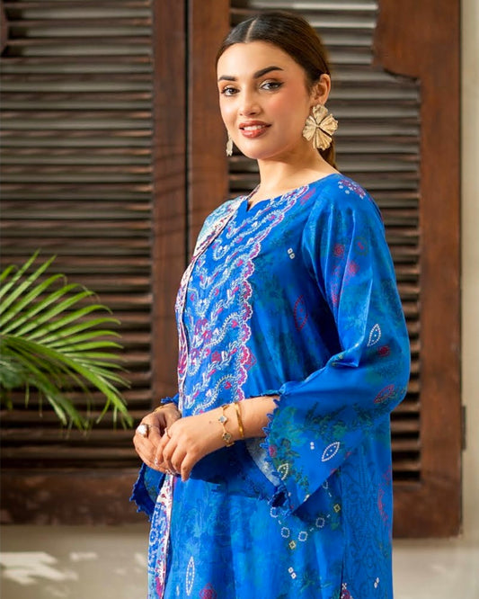 GullJee Rang Pasand | Embroidered Lawn | Design 6