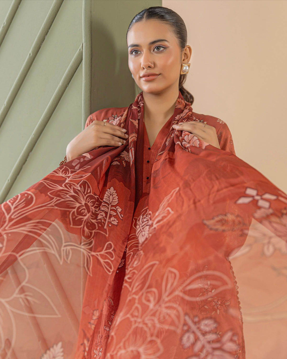 Palwasha Dastak | Embroidered Printed Viscose | Design 6