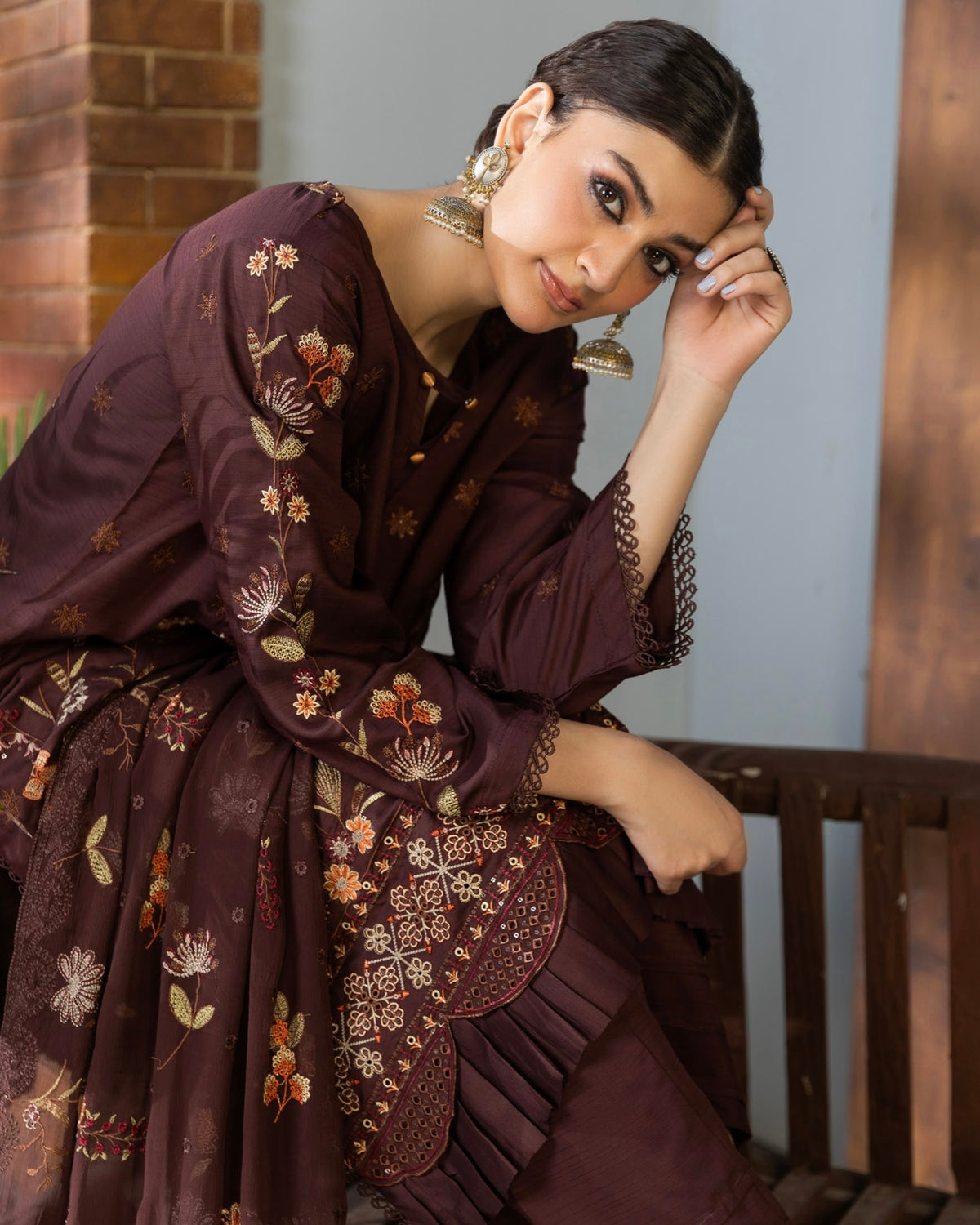 Palwasha Mah e Noor | Embroidered Viscose | Design 6