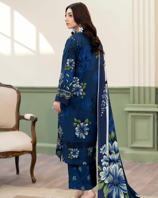 Johra Hameen | Embroidered Printed Staple | Design 702