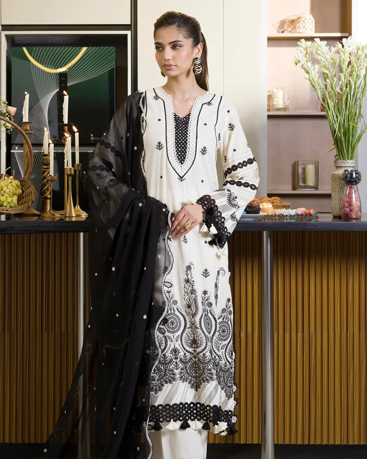 Zellbury Chikankari | Premium Cotton | Design 71