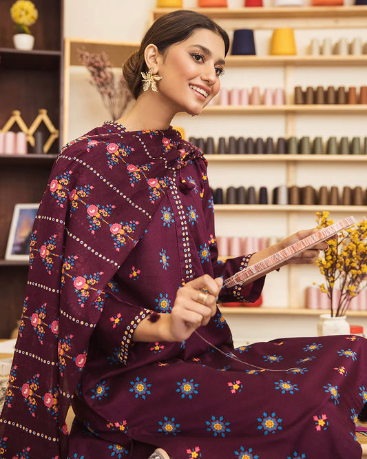 Nishat | Printed Lawn 3pc | Design 75