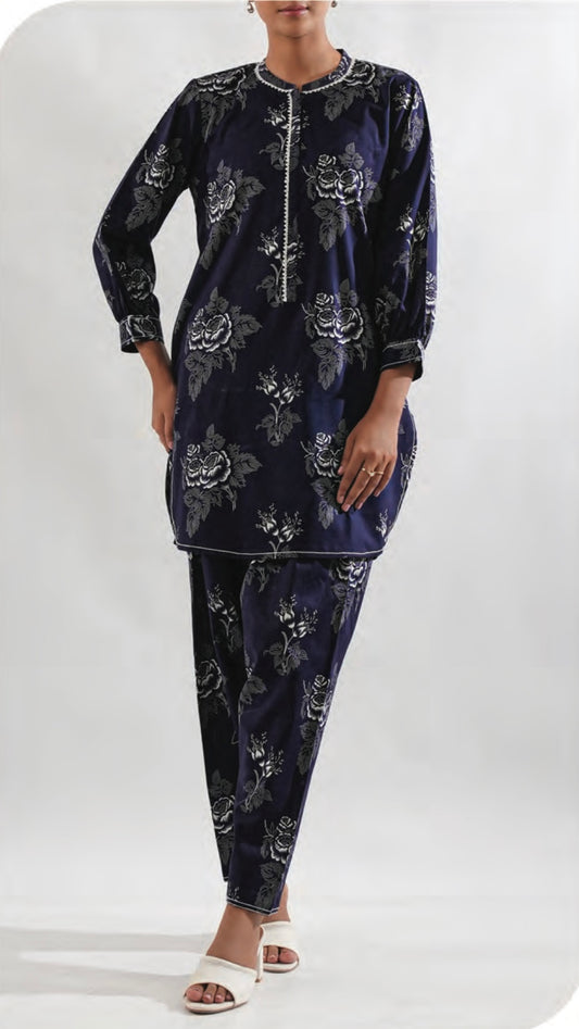 Saya 2pc Printed Lawn | Design 7