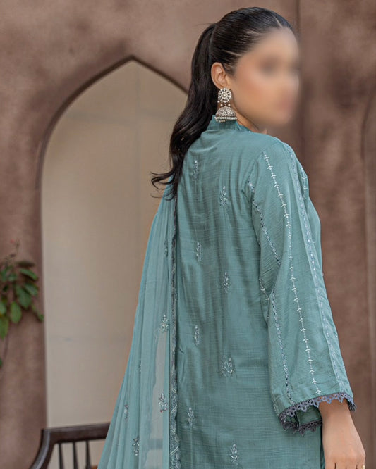 Fantak Ayra | Embroidered Doria Viscose | Design 7