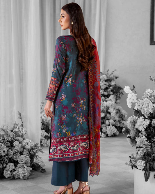 Rang Pasand by GullJee | Design 7 | Embroidered Lawn 3pc