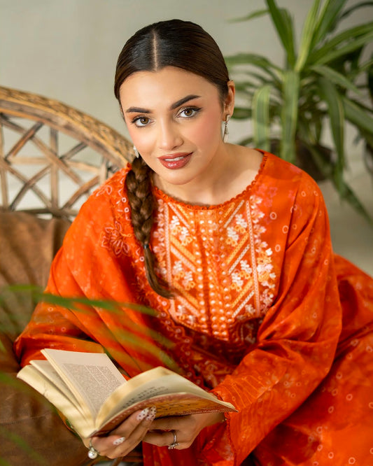 GullJee Rang Pasand | Embroidered Lawn | Design 7