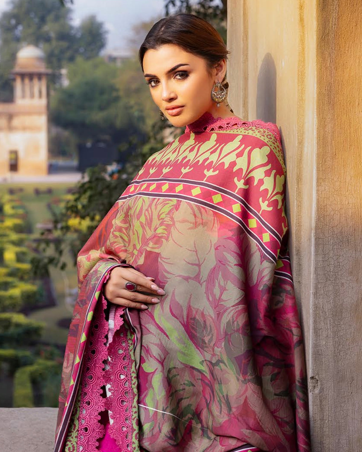 GullJee Shah Bano | Embroidered Linen | Design 7