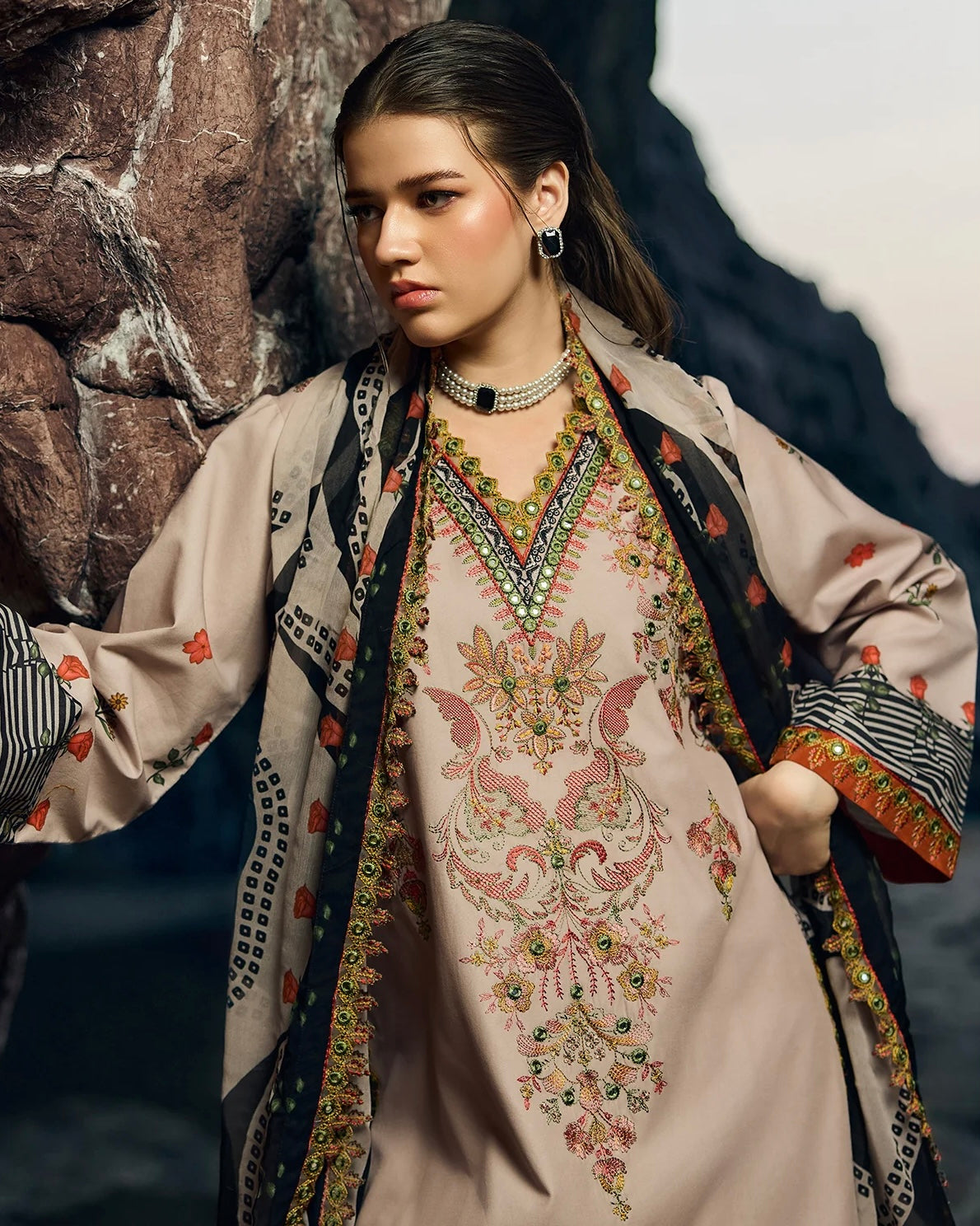 Charizma Sun Shine | Lawn Collection | Design 7