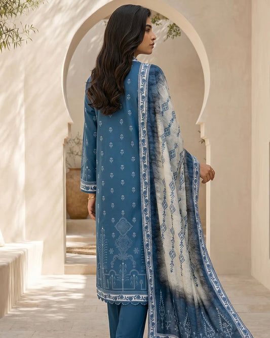 Zellbury | Printed Lawn 3pc | Design 8056