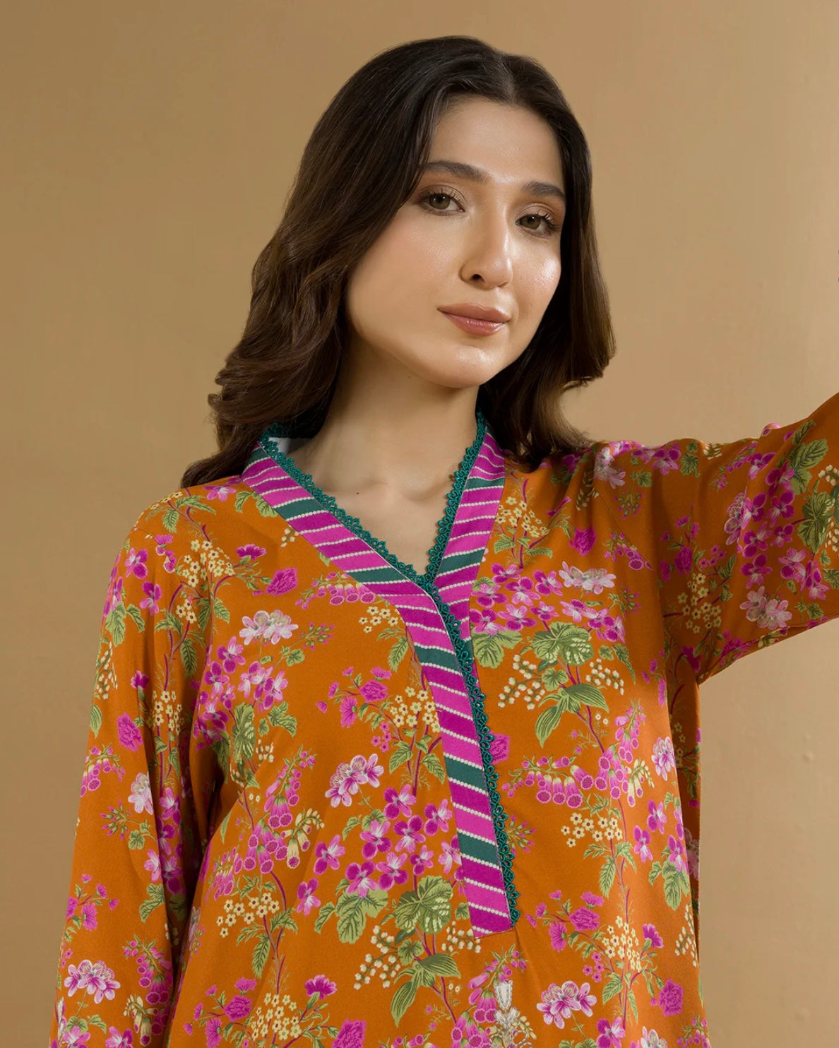 Zellbury | Printed Linen 2pc | Design 87
