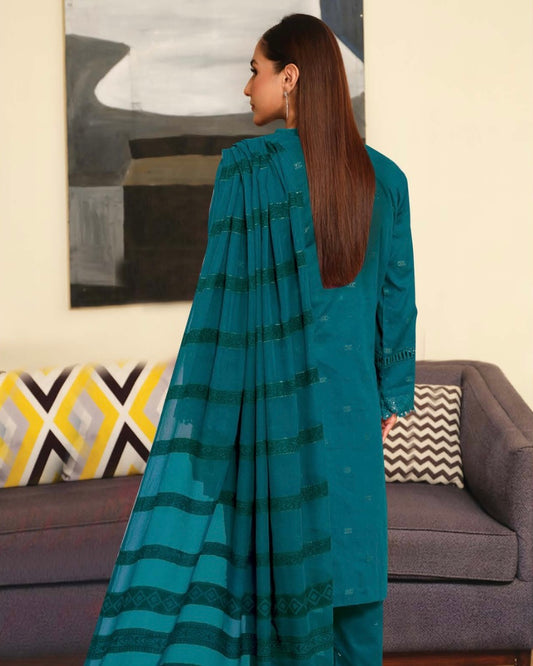 Johra Feeha | Embroidered Jacquard Lawn | Design 899