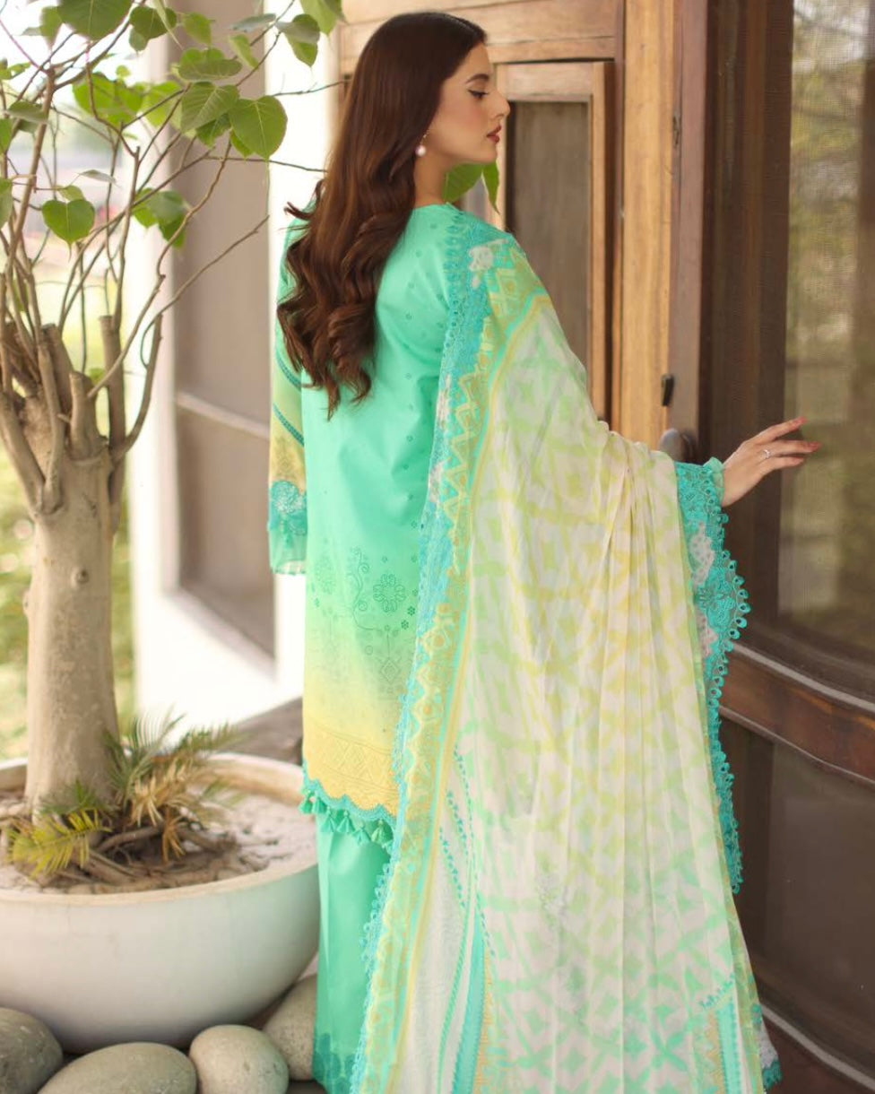 Charizma Infinity | Embroidered Printed Lawn | Design 8