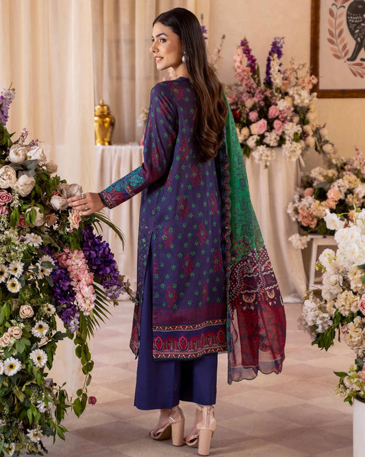 Rang Pasand by GullJee | Design 8 | Embroidered Lawn 3pc