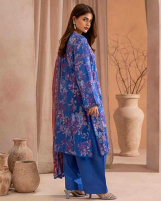 GullJee Rangrez | Printed Lawn Chiffon Dupatta | Design 8