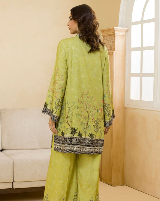 Zellbury | Embroidered Linen 2pc | Design 92