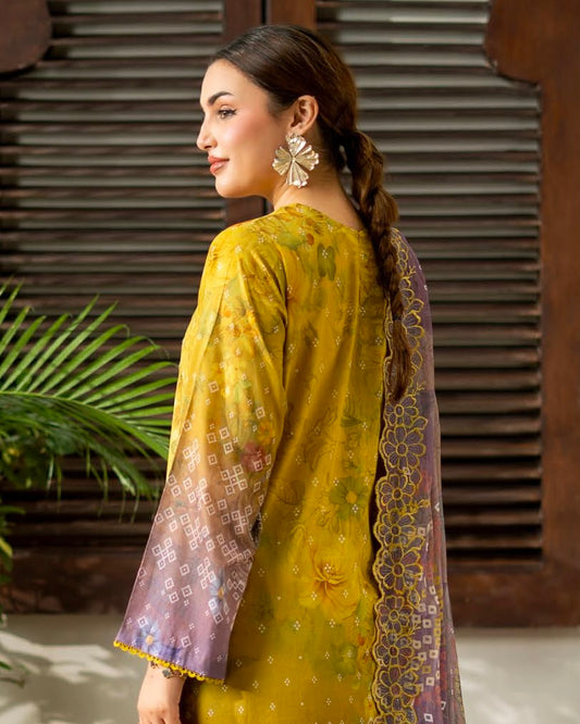 GullJee Rang Pasand | Embroidered Lawn | Design 9