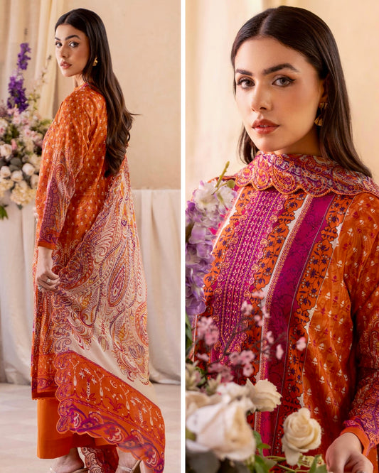 Rang Pasand by GullJee | Design 9 | Embroidered Lawn 3pc
