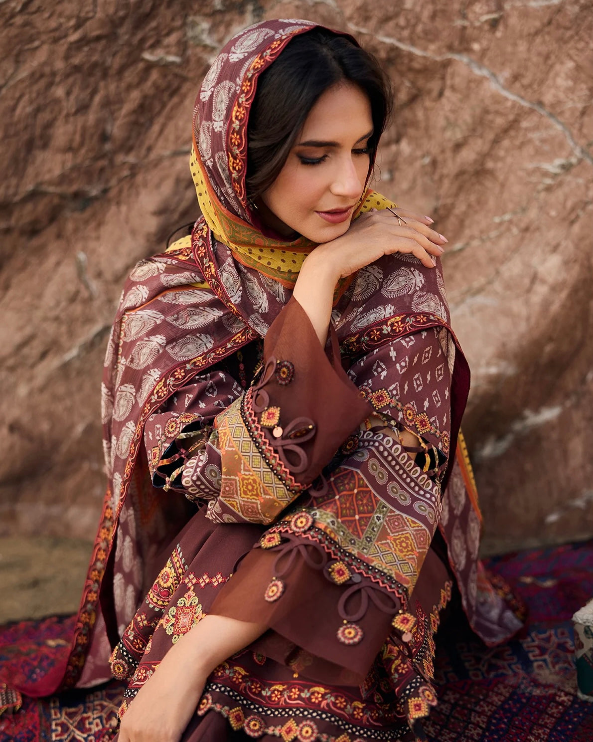 Charizma Sun Shine | Lawn Collection | Design 9