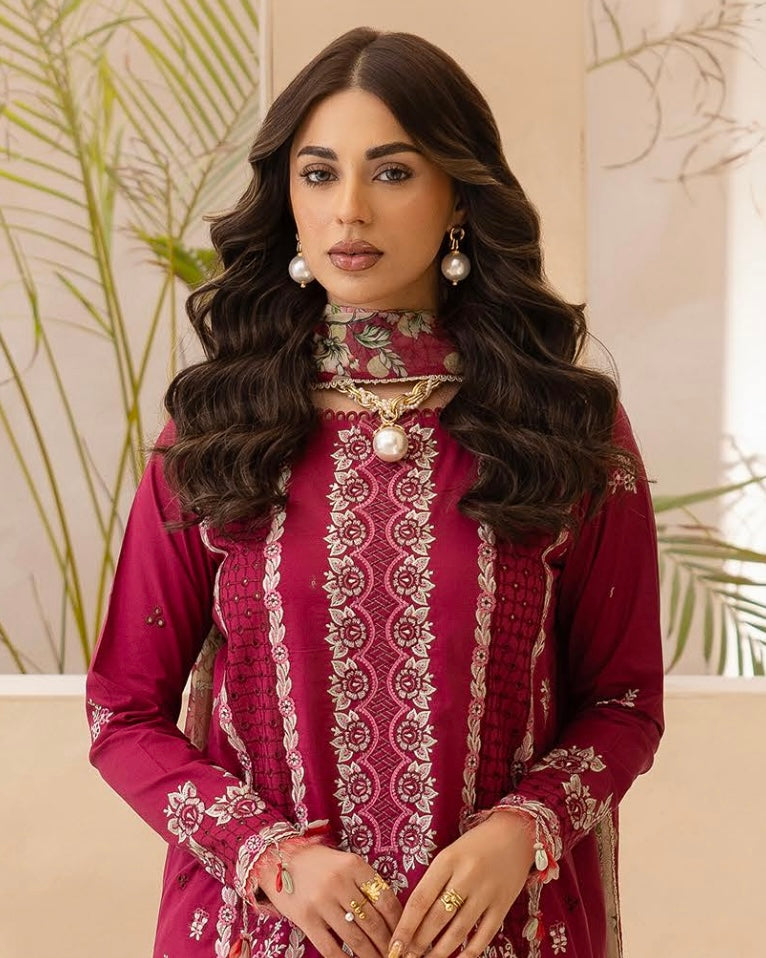 GullJee Sitara Noor | Embroidered Lawn | Design 9
