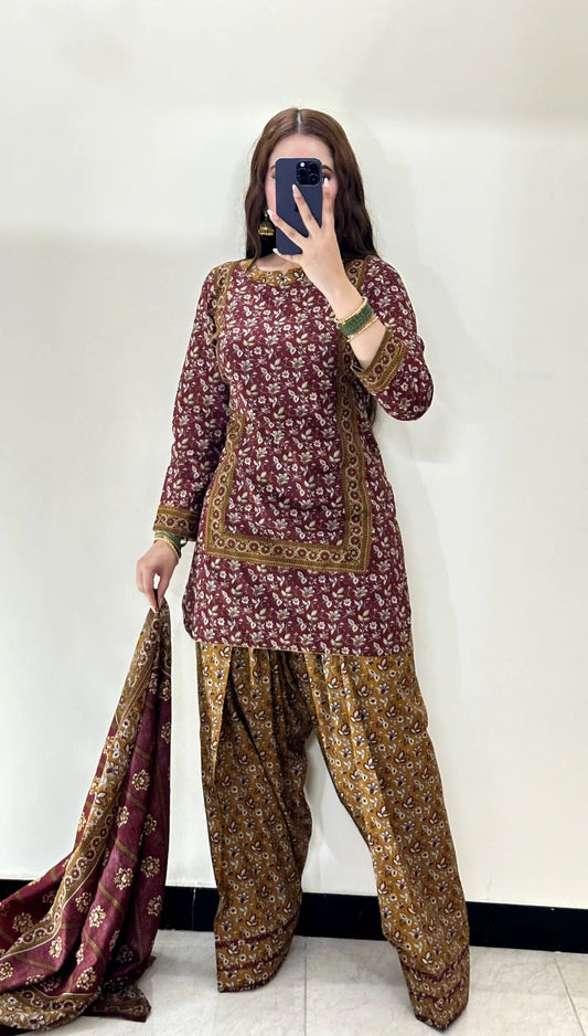 Bin Saeed | Printed Lawn 3pc | Design 6