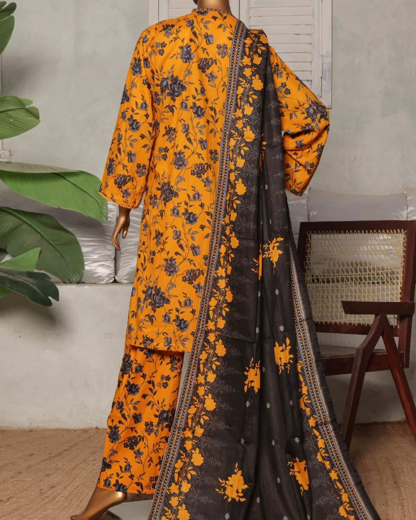 Bin Saeed | Printed Lawn 3pc | Design 8