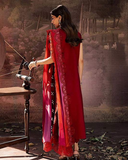 Parishay Enchanted Tales | Embroidered Luxury Lawn | Design 4