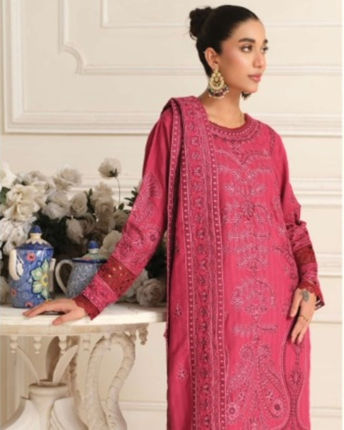 Johra Jolie | Emb Dhanak with Emb Shawl | Design 359