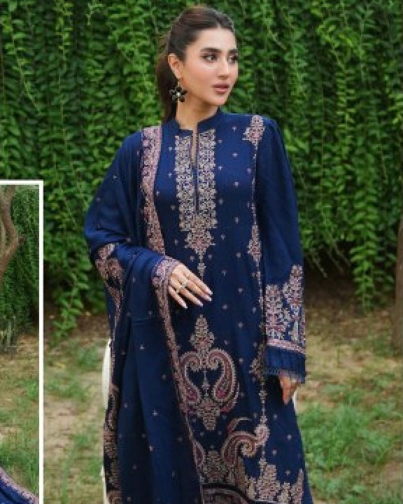 Johra Wadeema | Embroidered Fancy Peach Leather | Design 500