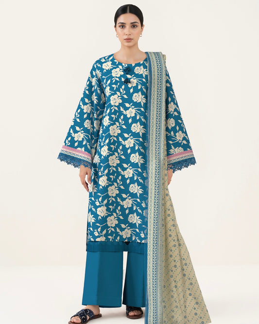 Sapphire | Printed Lawn 3pc | Design 10-99