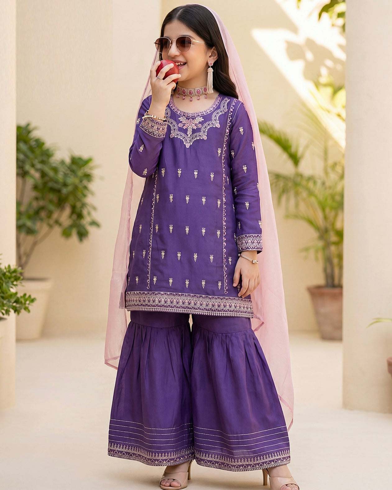 Gullerukh Nanni Pari | Embroidered Lawn | Design 10