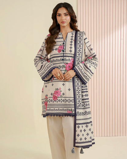 Zellbury | Printed Lawn 3pc | Design 1007