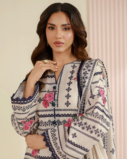 Zellbury | Printed Lawn 3pc | Design 1007