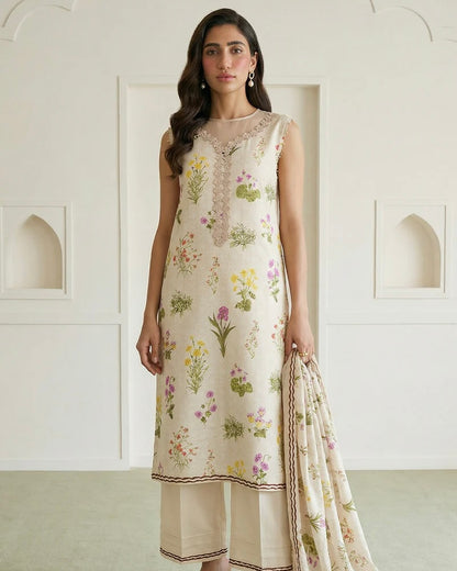 Zellbury | Printed Lawn 3pc | Design 1018