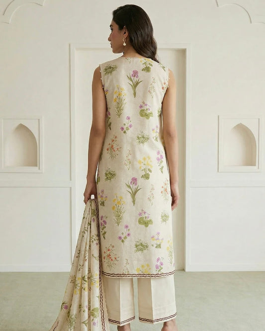 Zellbury | Printed Lawn 3pc | Design 1018