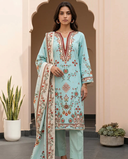 Zellbury | Printed Lawn 3pc | Design 1022