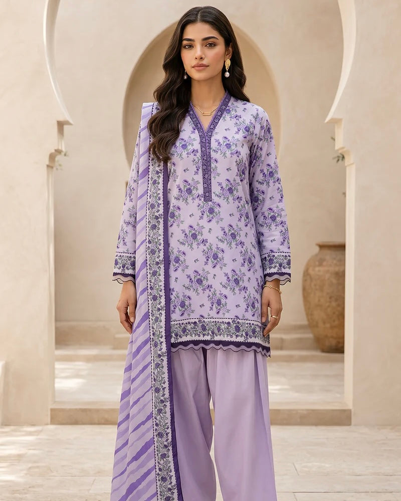 Zellbury | Printed Lawn 3pc | Design 1024