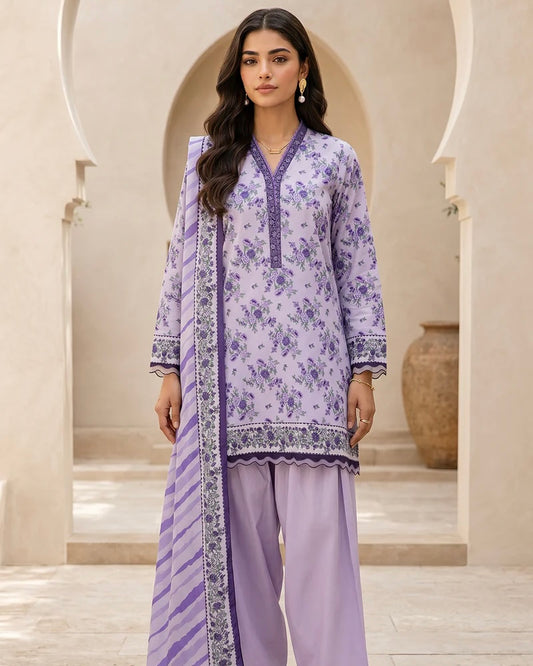 Zellbury | Printed Lawn 3pc | Design 1024